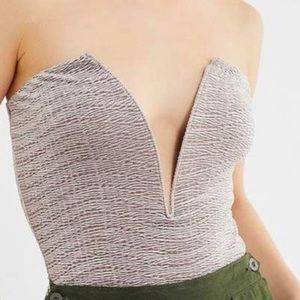 Urban Outfitters VELVET BODYSUIT